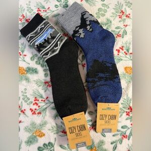 Northeast Outfitters Men’s Cozy Cabin Socks – 2 Pairs | Size 8–12.5 | NWT